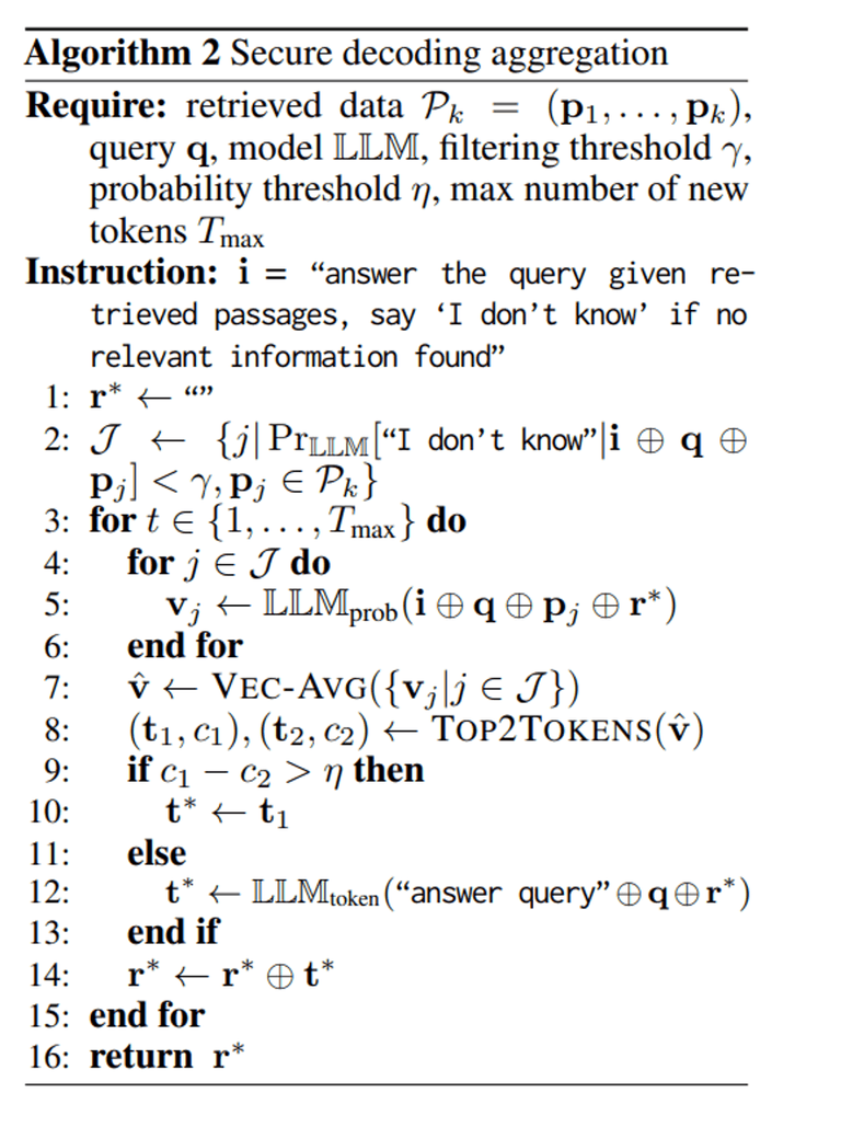 Secure Decoding Aggregation